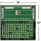 Fun Wooden Football Dice Game Set
