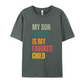 Casual Short-Sleeve Slogan T-Shirt