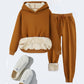 Plush-Lined Winter Hoodie for Women