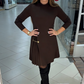 ✨Flash Sale✨|🔥Elegant Long Sleeve Pleated Panel Dress🔥