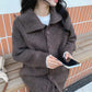 Women's Relaxed Fit High-Neck Sweater Lounge Set
