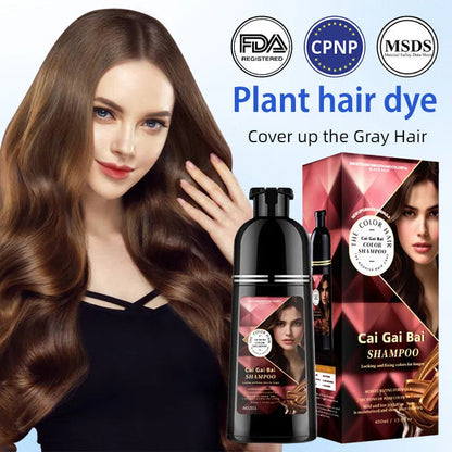 🎉HOLIDAY HAUL SALE✨ Herbal Extract Instant Hair Colour Shampoo for Men & Women