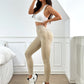 Ribbed High-Waist Scrunch Butt Leggings