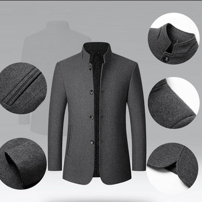 ⏳Limited-time 61% Off⏰Men's Classic Stand Collar Jacket🧥