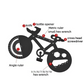 Portable Bicycle-Shaped Multi-Tool Card