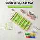 5-in-1 Foldable Wooden Board Game Set 