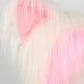 Plush Cat Ear Winter Hat with Braided Pigtails