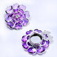 📢📢50 %  OFF !! ⏰Chic Rhinestone Floral Cufflink & Brooch🌸🪡