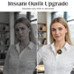 📢📢50 %  OFF !! ⏰Chic Rhinestone Floral Cufflink & Brooch🌸🪡