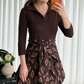 🔥New arrivals offer-Tie-Waist Fit & Flare Midi Dress