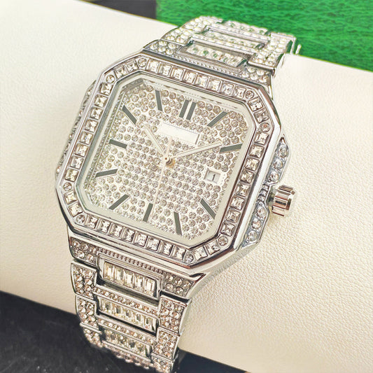 ✨Luxury Square Rhinestone Watch – Elegant Sparkle for Every Occasion | 50% OFF Limited Time✨