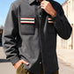 Men's Warm-Lined Shirt with Contrast Pockets