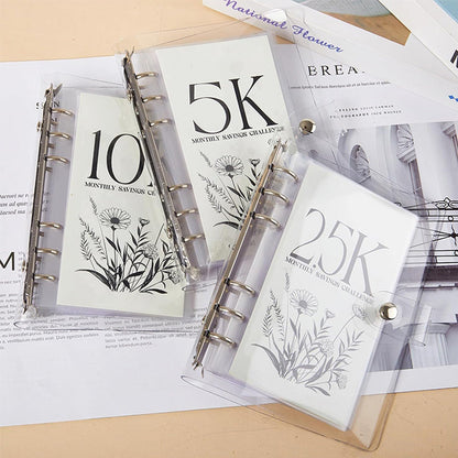 12-Month Envelopes Money-Saving Challenge Binder