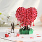 3D Pop-Up Heart Tree Greeting Card