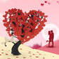 3D Pop-Up Heart Tree Greeting Card