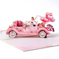 🔥Limited-time offer-3D Pop-Up Wedding Car Greeting Card