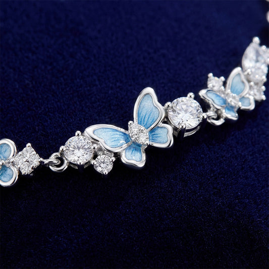 Luminous Garden Butterfly Bracelet
