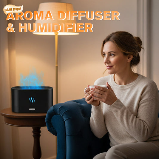 Flame Effect Aroma Diffuser & Humidifier