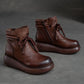 Women's Platform Ankle Boots with Side Zipper