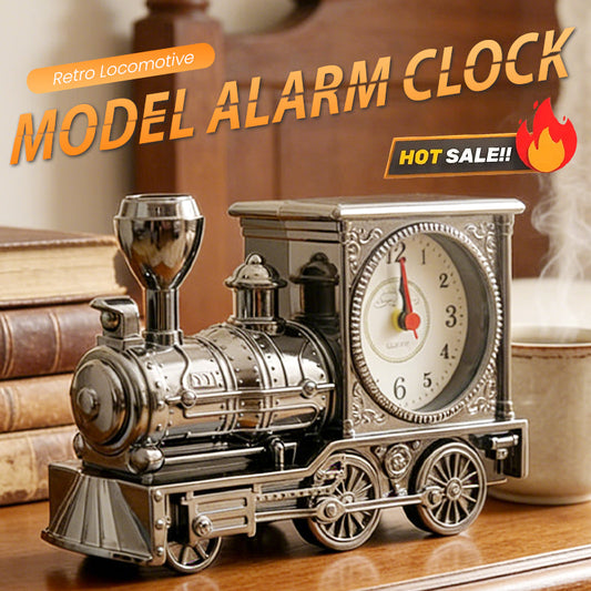 📢📢50% OFF !! ⏰Retro Locomotive Model Alarm ClockRetro Locomotive Model Alarm Clock