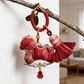 Chinese Song Brocade Horse Zodiac Pendant