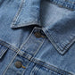 📢📢49% OFF !!!⏰Women’s Casual Longline Button-Up Denim Coat