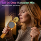 Wireless Bluetooth Handheld Microphone with LED Lights