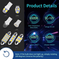 🌞💡42-piece super bright LED car interior lighting set - plug & play upgrade for your car