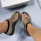 🔥Limited-time offer-Ultra Comfortable Shiny Gem Mesh Flats