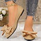 Women's Pointed Toe Bow-Knot Flats