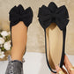Women's Pointed Toe Bow-Knot Flats