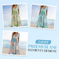 🌊SUMMER HOT SALE £19.99!!👙Women's V-neck dresses with short sleeves in patterned designs