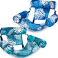 🥳2026 HOT SALE🥳💞30K+ SOLD!🏊‍♂️Tropical Leaf Inflatable Pool Lounger – Ultralight & Compact with Hand or Foot Pump | Durable PVC, Cup Holder – Perfect for Beach, Pool or Garden (Blue/Green)🏖️😎