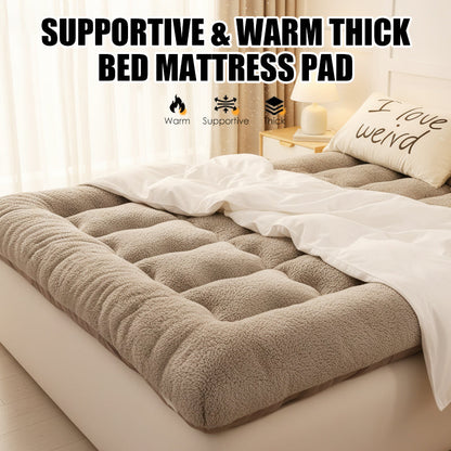 🛏️ 60% OFF NOW! 🔥 Supportive & Warm Thick Bed Mattress Pad – Plush Comfort, Deep Pocket Fit & Machine Washable for a Cozy Sleep 🛌