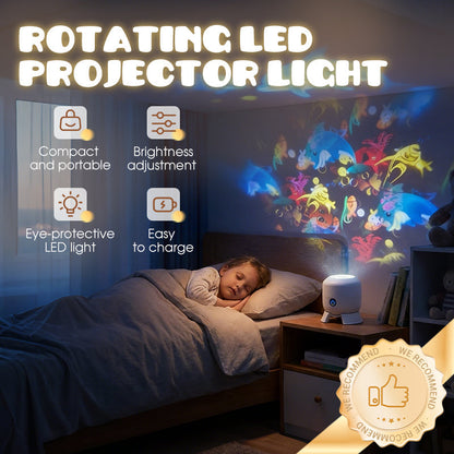 🥳2026 HOT SALE🥳💞60K+ SOLD!🌊 Ocean Wave Projector Light – Dynamic Rotating Aurora, Adjustable Brightness, Rechargeable – with/without Bluetooth Speaker – Bedroom Decor, Night Light, Gift for Kids & Adults