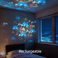 🥳2026 HOT SALE🥳💞60K+ SOLD!🌊 Ocean Wave Projector Light – Dynamic Rotating Aurora, Adjustable Brightness, Rechargeable – with/without Bluetooth Speaker – Bedroom Decor, Night Light, Gift for Kids & Adults