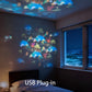 🥳2026 HOT SALE🥳💞60K+ SOLD!🌊 Ocean Wave Projector Light – Dynamic Rotating Aurora, Adjustable Brightness, Rechargeable – with/without Bluetooth Speaker – Bedroom Decor, Night Light, Gift for Kids & Adults