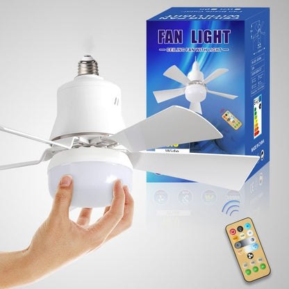 🔥sale-73%OFF-🎁2-IN-1 PORTABLE CEILING FAN & LIGHT with Remote Control