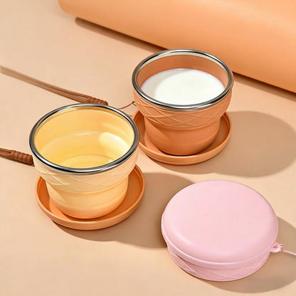 ⏰🔥 50% OFF FOR A LIMITED TIME ONLY! 🥤✨ Collapsible Silicone Travel Cup – Lightweight, Leakproof & Easy to Carry 🌿💖