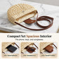 👜 LIMITED-TIME 53% OFF! ✨ Woven Crossbody Bag – Boho, Handwoven, Adjustable, Lightweight ✨