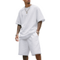 Men's Casual Two-Piece T-Shirt and Shorts Set