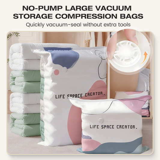 📢📢Buy 3get 2free ⏰No-Pump Large Vacuum Storage Compression Bags