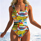 ⏰🔥2026 HOT SALE – 55% OFF!🩱Women's Modern Printed One-Piece Swimsuit