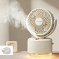 🚩Free shipping-Portable Misting Fan with 3 Speeds & Night Light
