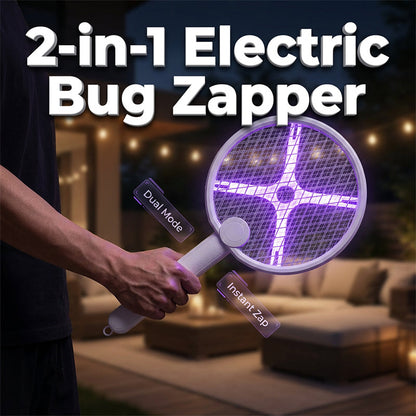 📢📢50%  OFF !! ⏰Foldable Electric Mosquito Killer Lamp & Swatter