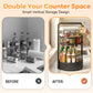 🔥2026 Hot Sale 50% OFF✨⚡ 50K+ SOLD! 🎁Multi-Functional Rotating Storage for Kitchen Perfect For Spices, Jars, Bottles & Condiments! 🍾✨🌿