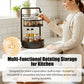 🔥2026 Hot Sale 50% OFF✨⚡ 50K+ SOLD! 🎁Multi-Functional Rotating Storage for Kitchen Perfect For Spices, Jars, Bottles & Condiments! 🍾✨🌿