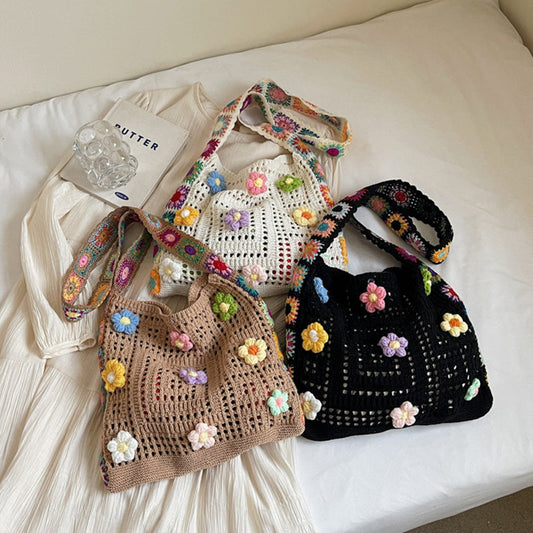 📢📢50% OFF !! ⏰Women’s Crochet Ethnic Shoulder Bag