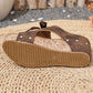Women's Peep-Toe Platform Wedge Sandals