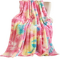 ⏰🔥LIMITED TIME 50% OFF!🛒Ultra-Soft Tie-Dye Plush Throw Blanket